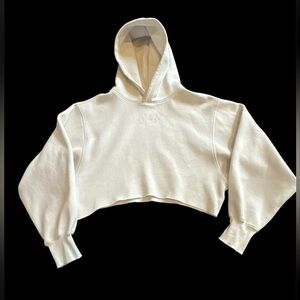 Women’s Balance Athletica Vitality Crop Hoodie Bone Washed Size - M